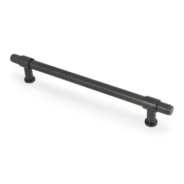 Click Here To Enlarge This Photo Of AW839P-224-DBZPVD - Alexander & Wilks Kingston Plain Pull Handle 224mm c&sol;c - Dark Bronze PVD