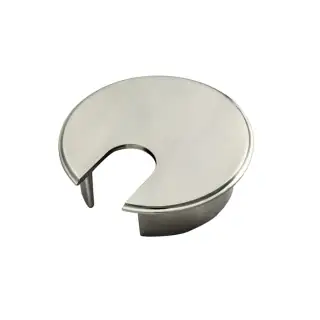 FTD855MB - Carlisle Brass Fingertip Design Heavy Pattern 62mm Cable Tidy 62mm &lpar;75 x 23mm&rpar; Matt Black