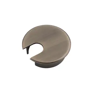 FTD855CP - Carlisle Brass Fingertip Design Cable Tidy 62mm &lpar;75 x 23mm&rpar; Polished Chrome