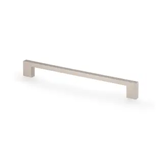 AW837-224-SN - Alexander & Wilks Marco Cupboard Pull Handle - Satin Nickel - 224mm