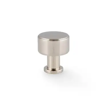 Click Here To Enlarge This Photo Of AW807P-29-PNPVD - Alexander & Wilks Lucia Plain Cupboard Knob - Polished Nickel PVD - 29mm