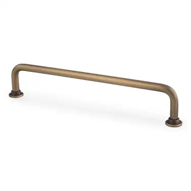 Click Here To Enlarge This Photo Of AW811-160-AB - Alexander & Wilks Scandi Pull Handle 160mm c&sol;c - Antique Brass