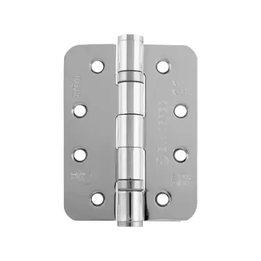 Click Here To Enlarge This Photo Of HIN1433&sol;11CP&sol;R - Carlisle Brass Eurospec 102mm x 76mm x 3mm CE Fire Rated Grade 11 Ball Bearing Hinges &lpar;Radius&rpar; Polished Chrome