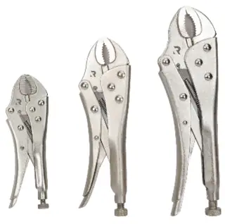 LPLIE003 Rika 3-Piece Professional Locking Pliers Set