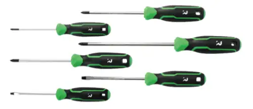 Click Here To Enlarge This Photo Of SDRM004 Rika 6-Piece Mixed Professional Screwdriver Set