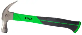 CLAW004 Rika Fibreglass Claw Hammer with Soft Grip Handle 20oz