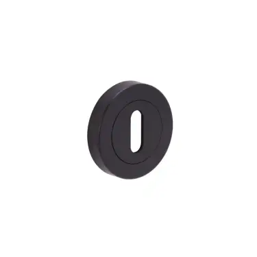 Click Here To Enlarge This Photo Of H2151BM - Hunta Standard Keyhole Escutcheon Matt Black