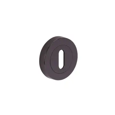Click Here To Enlarge This Photo Of H2151BNL - Hunta Standard Keyhole Escutcheon Black Nickel