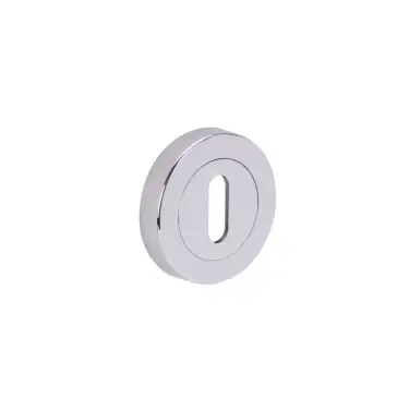 Click Here To Enlarge This Photo Of H2151PCP - Hunta Standard Keyhole Escutcheon Polished Chrome