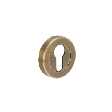 Click Here To Enlarge This Photo Of H2152ABR - Hunta Euro Profile Escutcheon Antique Bronze