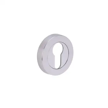 Click Here To Enlarge This Photo Of H2152PCSCP - Hunta Euro Profile Escutcheon Polished&sol;Satin Chrome
