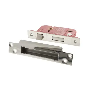 Click Here To Enlarge This Photo Of Atlantic - ALKSASH5LK25PN British Standard 5 Lever Key Sashlock 2&period;5" - Polished Nickel
