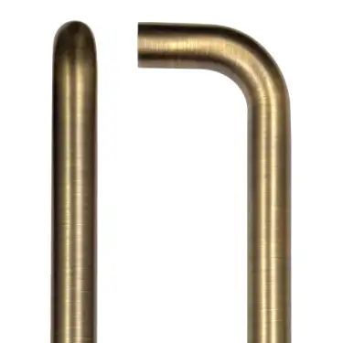 Click Here To Enlarge This Photo Of ZCSD300BAB Zoo Hardware 300mm x 19mm Bolt Through 'D' Pull Handle &lpar;Grade 304&rpar; Antique Brass