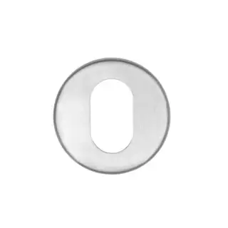 ZCS2003G36SS Zoo Hardware Oval Profile Escutcheon - 53mm x 6mm &lpar;Grade 201&rpar; Satin Stainless Steel