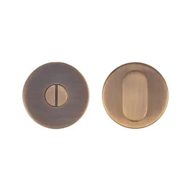 Click Here To Enlarge This Photo Of ZCS2005G3AB Zoo Hardware Peanut Thumbturn and Release - 52mm x 8mm &lpar;Grade 201&rpar; Antique Brass