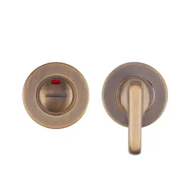 Click Here To Enlarge This Photo Of ZCS2006IG3AB Zoo Hardware Accessible Thumbturn and Release with Indicator - 52mm x 8mm &lpar;Grade 201&rpar; Antique Brass