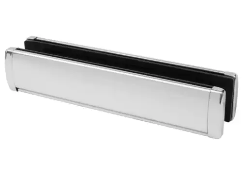 Click Here To Enlarge This Photo Of Contemporary Sleeve Type Letter Plate - 318x65mm&comma; Suits 40-75mm Thick doors&comma; 316 Polished Stainless Steel &lpar;LP250-PSS&rpar;