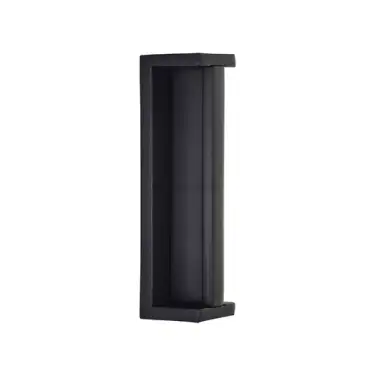 Click Here To Enlarge This Photo Of C1874-BKMT M&period;Marcus Heritage Brass Sliding Flush Pull Matt Black finish
