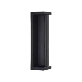 C1874-BKMT M&period;Marcus Heritage Brass Sliding Flush Pull Matt Black finish