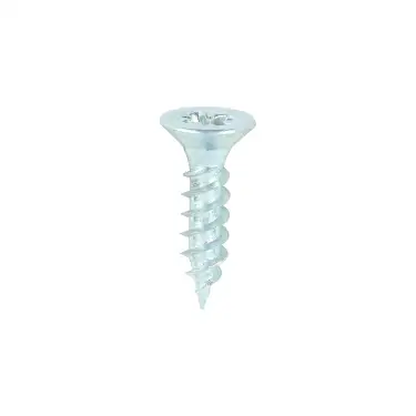 Click Here To Enlarge This Photo Of TIMCO Twin-Threaded Countersunk Silver Woodscrews