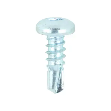 Click Here To Enlarge This Photo Of TIMCO Self-Drilling Metal Framing Pan Head Silver Screws
