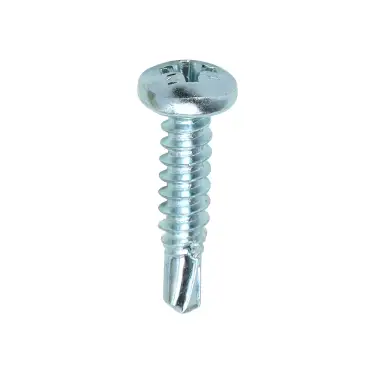 Click Here To Enlarge This Photo Of TIMCO Self-Drilling Metal Framing Pan Head Silver Screws
