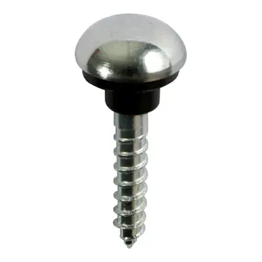 Click Here To Enlarge This Photo Of TIMCO Mirror Screws Dome Head Chrome