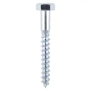TIMCO Coach Screws Hex Head Silver
