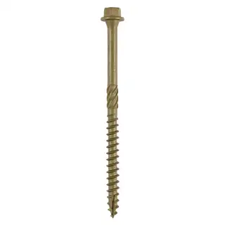 TIMCO Timber Screws Hex Flange Head Exterior Green