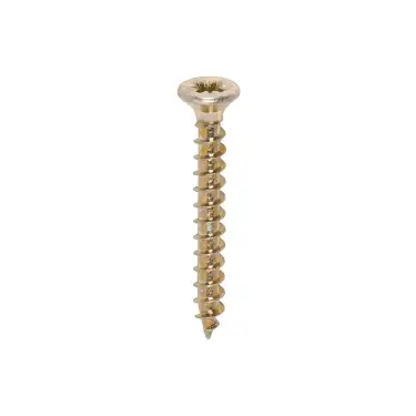 Click Here To Enlarge This Photo Of TIMCO Solo Countersunk Gold Woodscrews