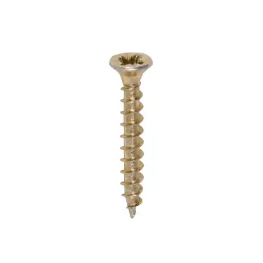 Click Here To Enlarge This Photo Of TIMCO Solo Countersunk Gold Woodscrews