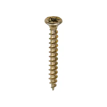 Click Here To Enlarge This Photo Of TIMCO Solo Countersunk Gold Woodscrews