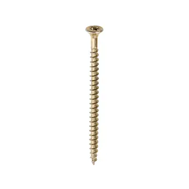 Click Here To Enlarge This Photo Of TIMCO Solo Countersunk Gold Woodscrews