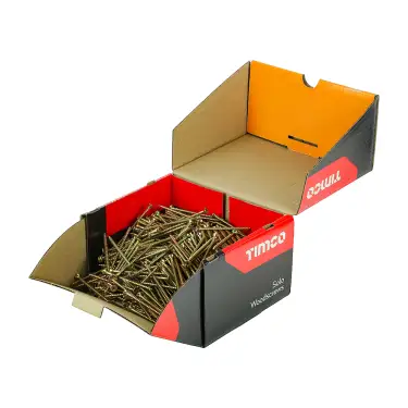 Click Here To Enlarge This Photo Of TIMCO Solo Countersunk Gold Woodscrews