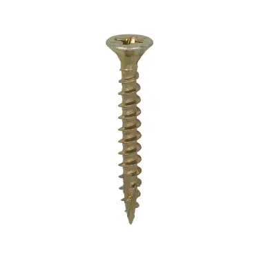 Click Here To Enlarge This Photo Of TIMCO Solo Countersunk Gold Woodscrews