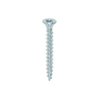 Click Here To Enlarge This Photo Of TIMCO Solo Countersunk Silver Woodscrews
