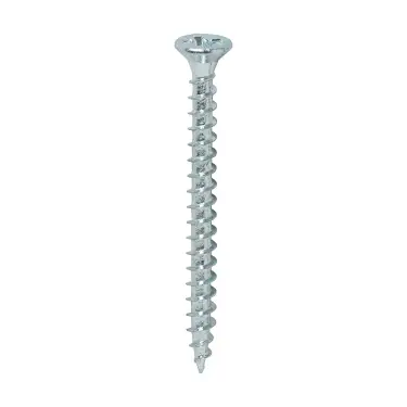 Click Here To Enlarge This Photo Of TIMCO Solo Countersunk Silver Woodscrews