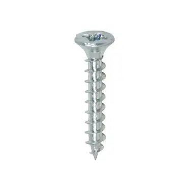 Click Here To Enlarge This Photo Of TIMCO Solo Countersunk Silver Woodscrews