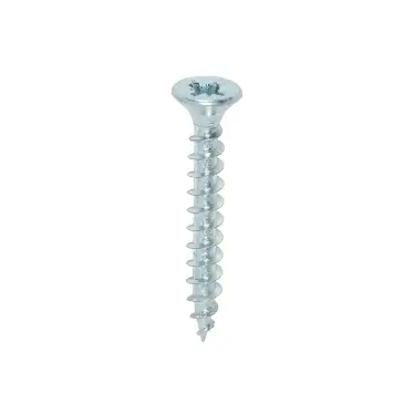 Click Here To Enlarge This Photo Of TIMCO Solo Countersunk Silver Woodscrews