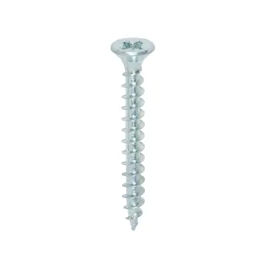 Click Here To Enlarge This Photo Of TIMCO Solo Countersunk Silver Woodscrews