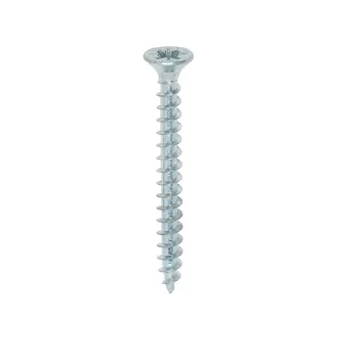 Click Here To Enlarge This Photo Of TIMCO Solo Countersunk Silver Woodscrews