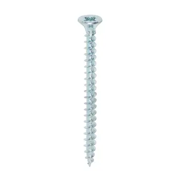 Click Here To Enlarge This Photo Of TIMCO Solo Countersunk Silver Woodscrews