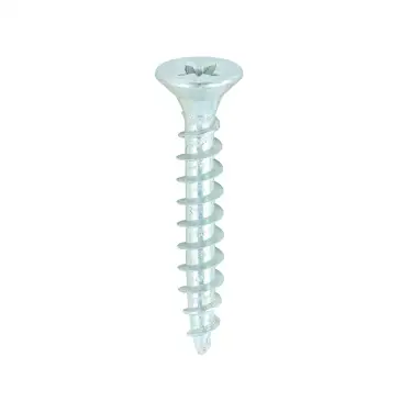 Click Here To Enlarge This Photo Of TIMCO Solo Countersunk Silver Woodscrews