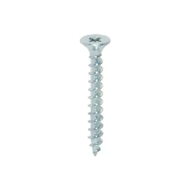 Click Here To Enlarge This Photo Of TIMCO Solo Countersunk Silver Woodscrews