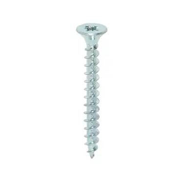 Click Here To Enlarge This Photo Of TIMCO Solo Countersunk Silver Woodscrews