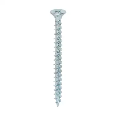 Click Here To Enlarge This Photo Of TIMCO Solo Countersunk Silver Woodscrews