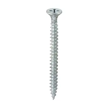 Click Here To Enlarge This Photo Of TIMCO Solo Countersunk Silver Woodscrews