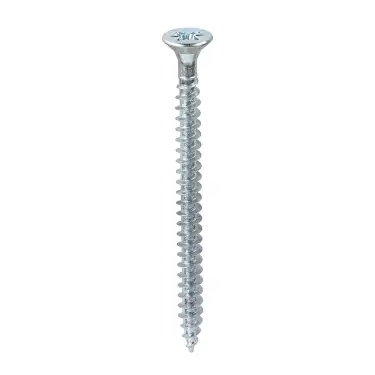 Click Here To Enlarge This Photo Of TIMCO Solo Countersunk Silver Woodscrews