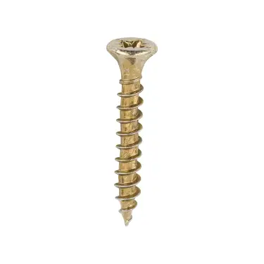 Click Here To Enlarge This Photo Of TIMCO Velocity Premium Multi-Use Countersunk Gold Woodscrews