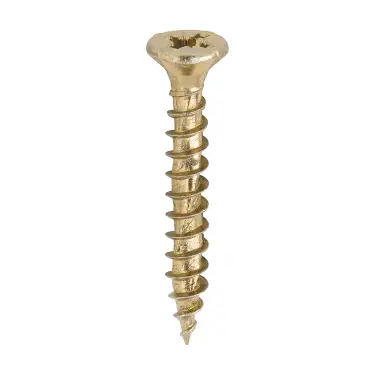 Click Here To Enlarge This Photo Of TIMCO Velocity Premium Multi-Use Countersunk Gold Woodscrews